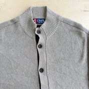 J- Vintage Chaps RL Cardigan Knit Sweater - L