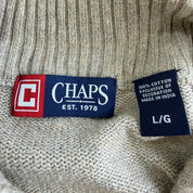 J- Vintage Chaps RL Cardigan Knit Sweater - L
