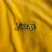 J- Vintage Los Angeles Lakers NBA Kobe Bryant 8 Velour Track Jacket - 2XL