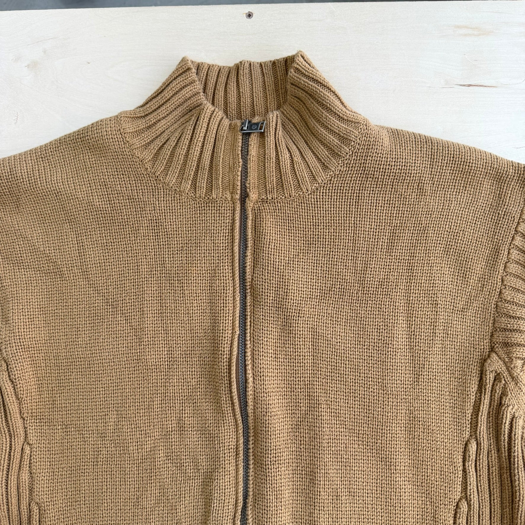 J- Vintage Timberland Zip Up Knit Sweater - 2XL