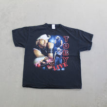 Load image into Gallery viewer, F-  2005 Toby Keith Honky Tonk U Screen Play Picture Tour Tee
