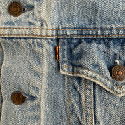 J- Vintage Levi's Orange Tab 70515 0212 Regular Fit Trucker Denim Jacket - 44 (fits L)