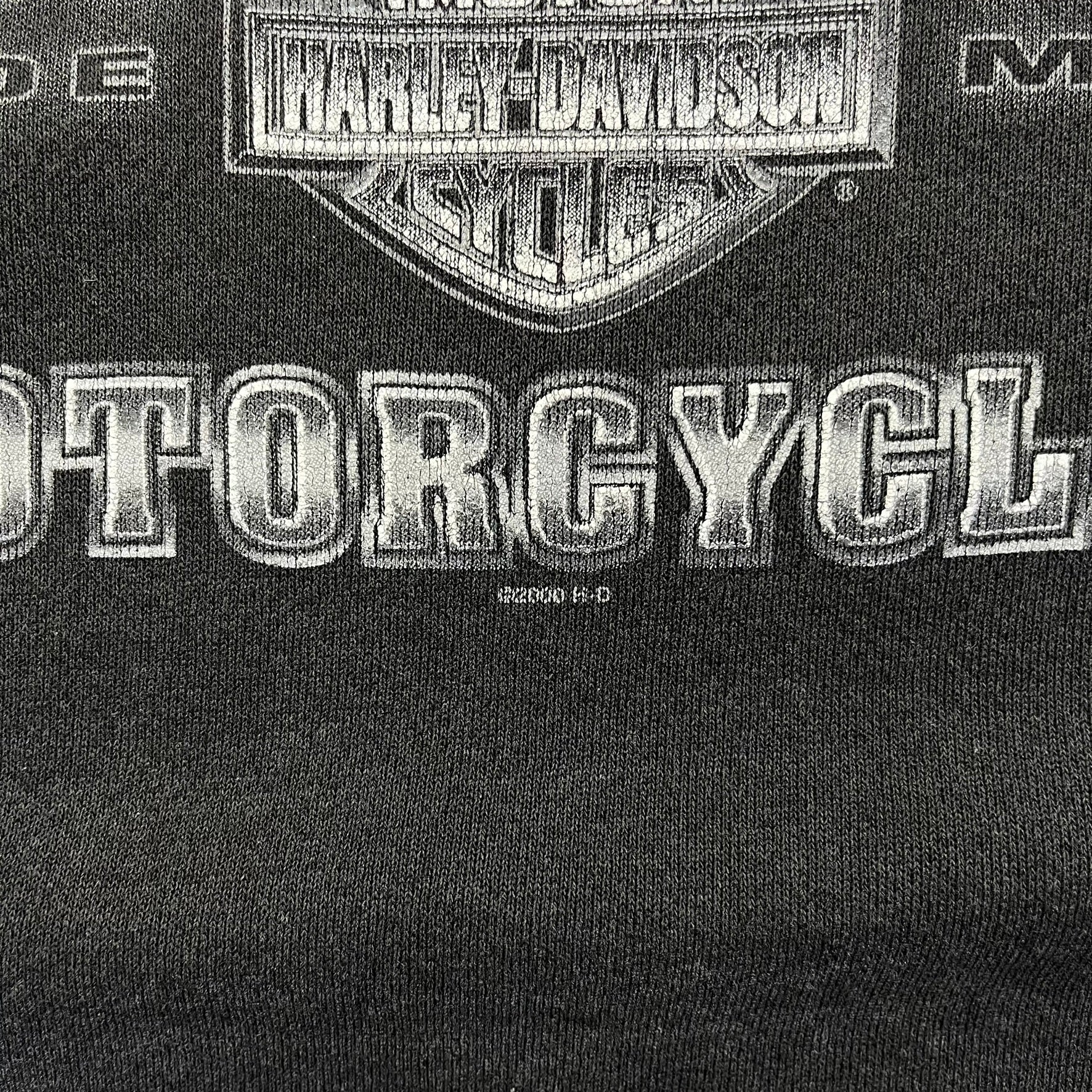 F- Vintage '00 Harley Davidson Ellington Ct. Text Crewneck
