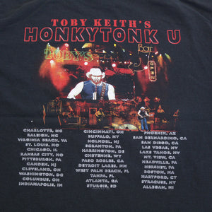 F-  2005 Toby Keith Honky Tonk U Screen Play Picture Tour Tee