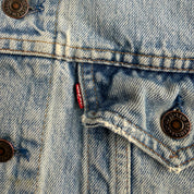 J- Vintage Levi's 75505 0212 Made In Canada Trucker Denim Jacket - 46 (fits L)