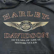F- '13 Harley Davidson Rapid City Graphic Hoodie