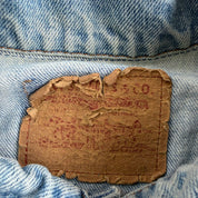 J- Vintage Levi's 75505 0212 Made In Canada Trucker Denim Jacket - 46 (fits L)