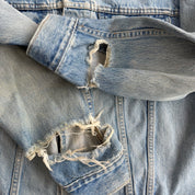 J- Vintage Levi's 75505 0212 Made In Canada Trucker Denim Jacket - 46 (fits L)