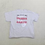 F- Trisha Yearwood Hit After Hit World Tour w/ Garth Brooks Country Music Tee