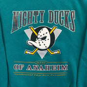 F- Vintage Anaheim Mighty Ducks NHL Lee Graphic Crewneck