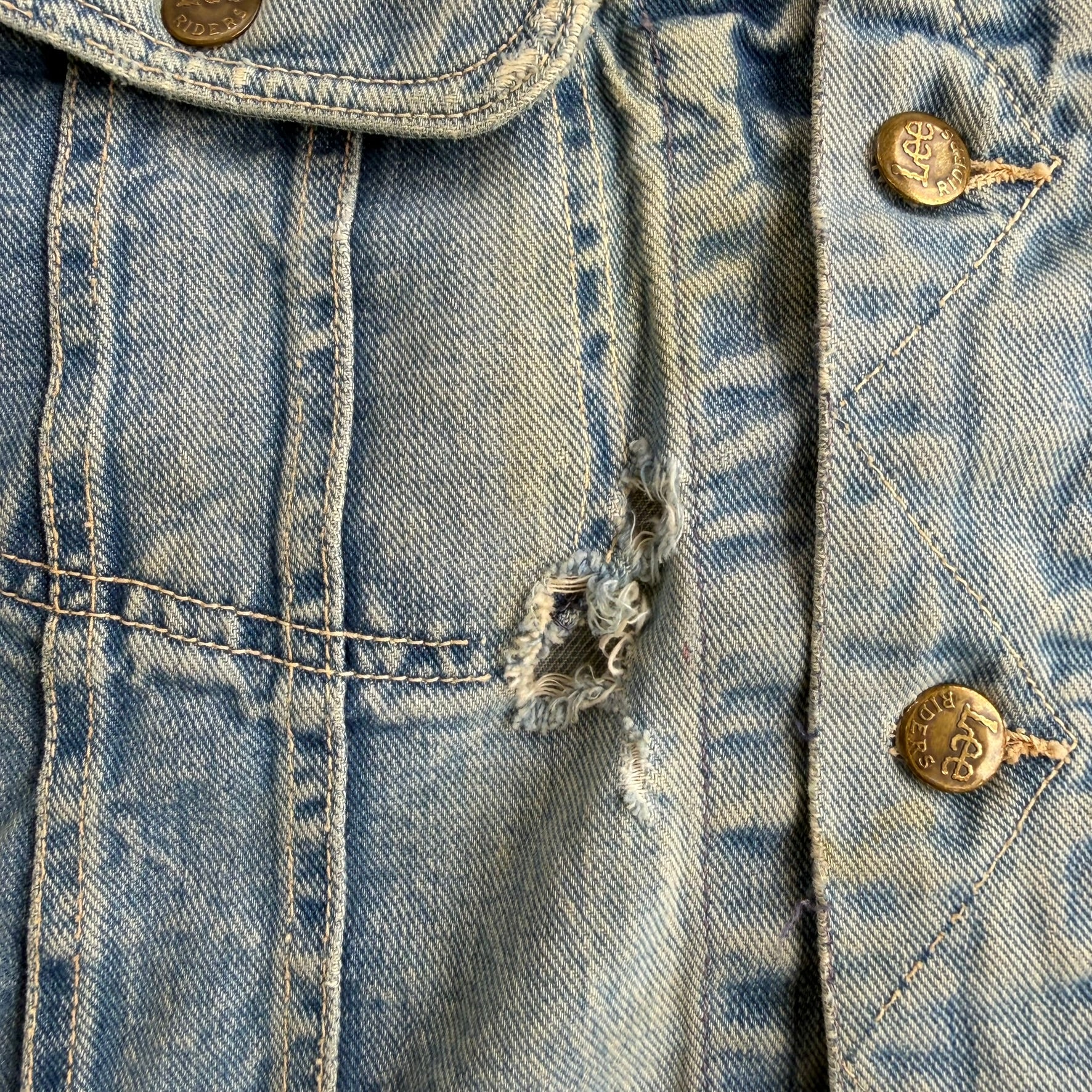 J- Vintage Lee Riders Trucker Denim Jacket - M