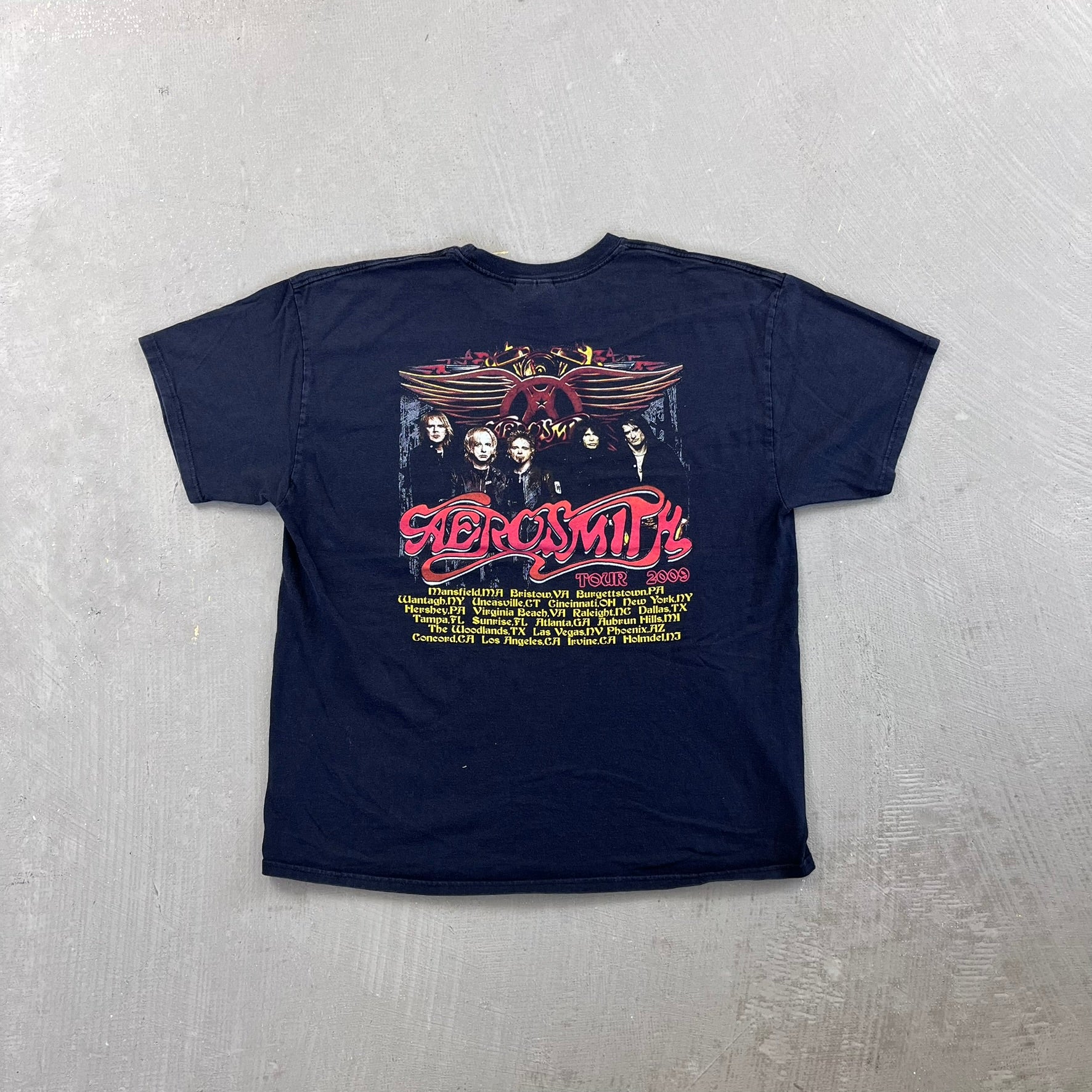 F- '09 Aerosmith Tour Graphic & Picture Tee