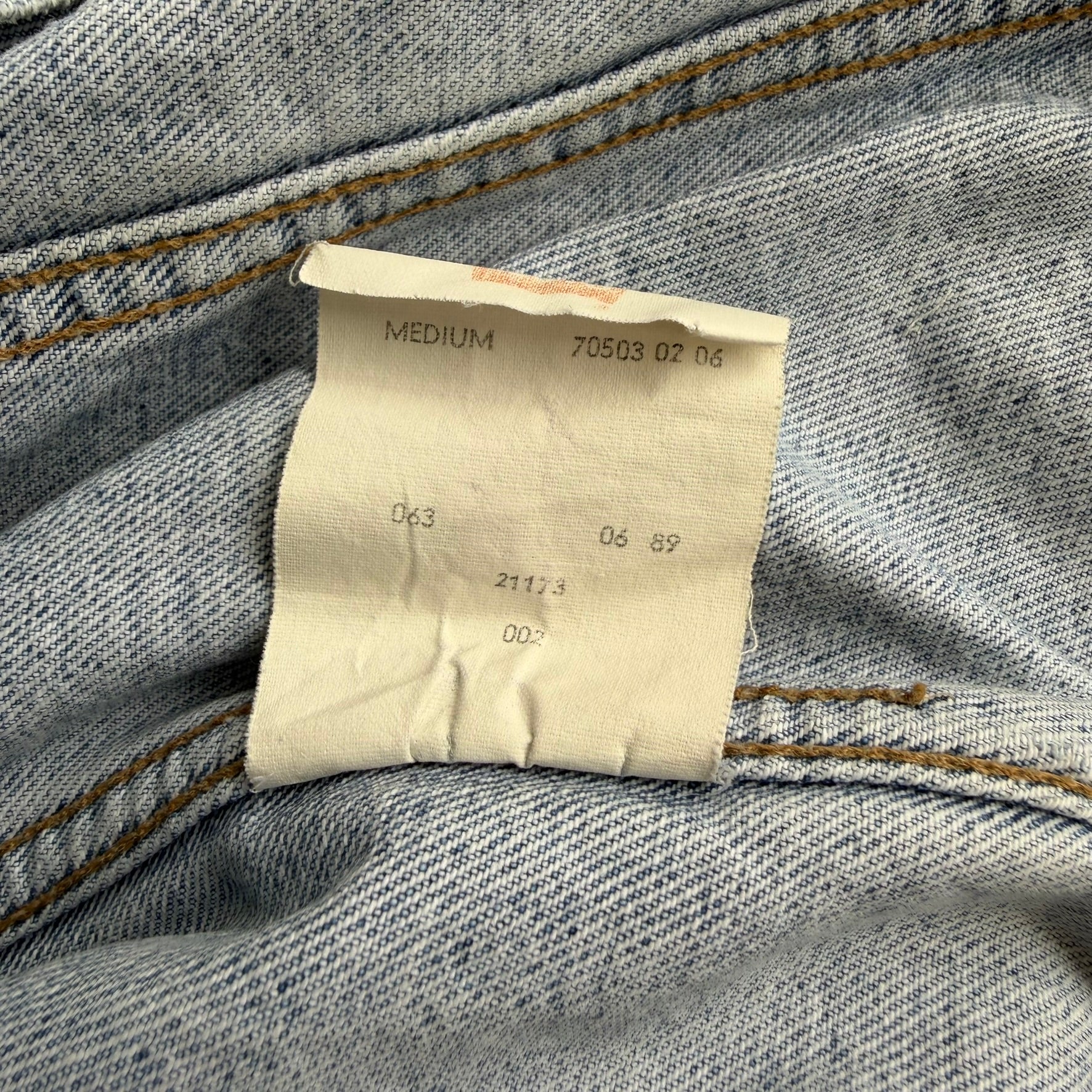 J- Vintage Levi's 70503 0206 Trucker Denim Jacket - M