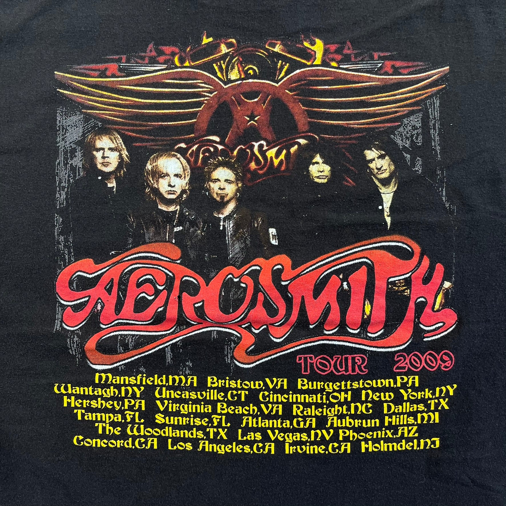 F- '09 Aerosmith Tour Graphic & Picture Tee
