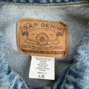 J- Vintage Gap Denim Trucker Denim Jacket - L