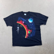 F- Vintage '90 Dynamic Solar System Graphic Single Stitch Tee
