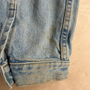 J- Vintage Gap Blue Jeans Embroidered Logo Denim Jacket - XL
