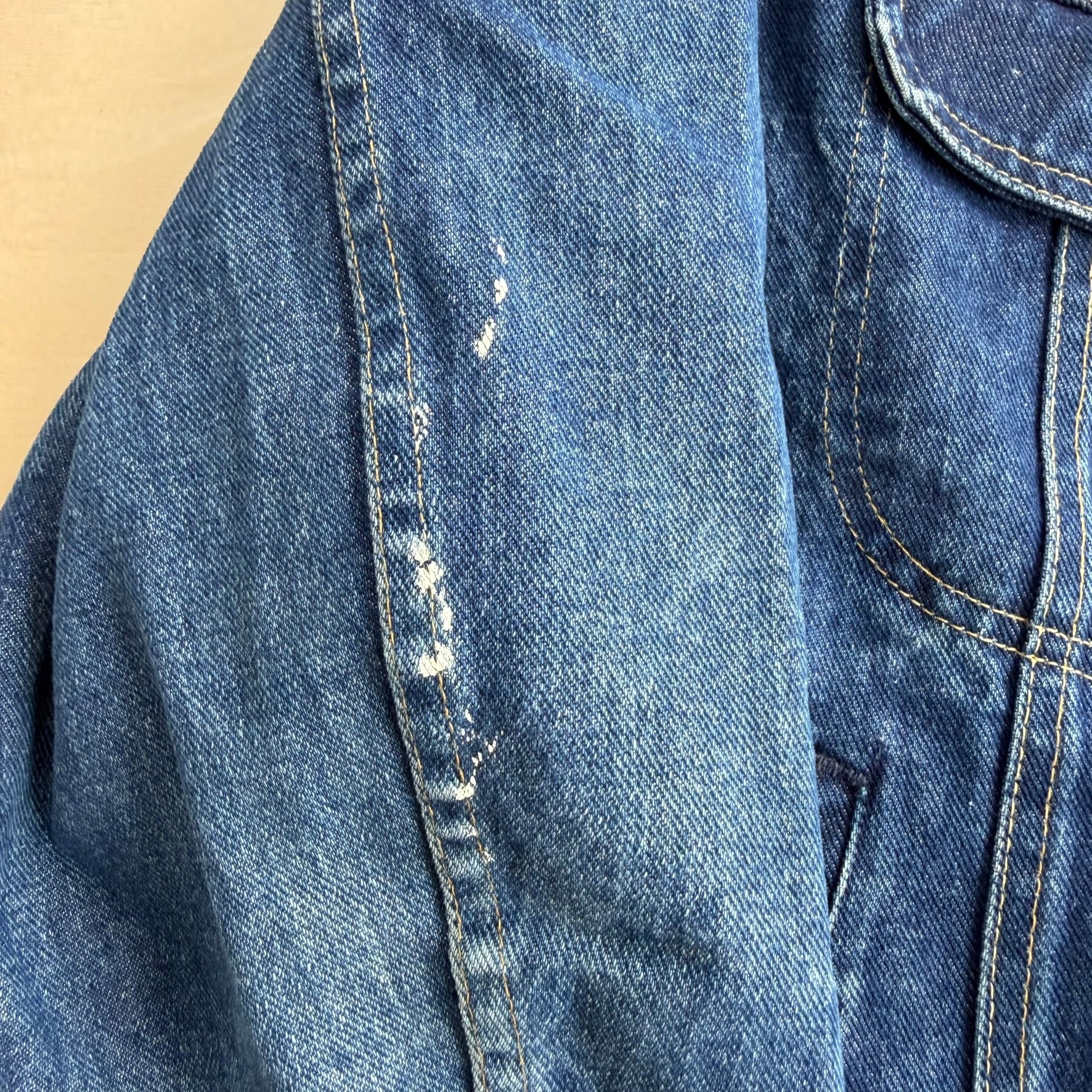 J- Vintage Lee Rider Made In USA Denim Jacket - 46 Long (fits L)