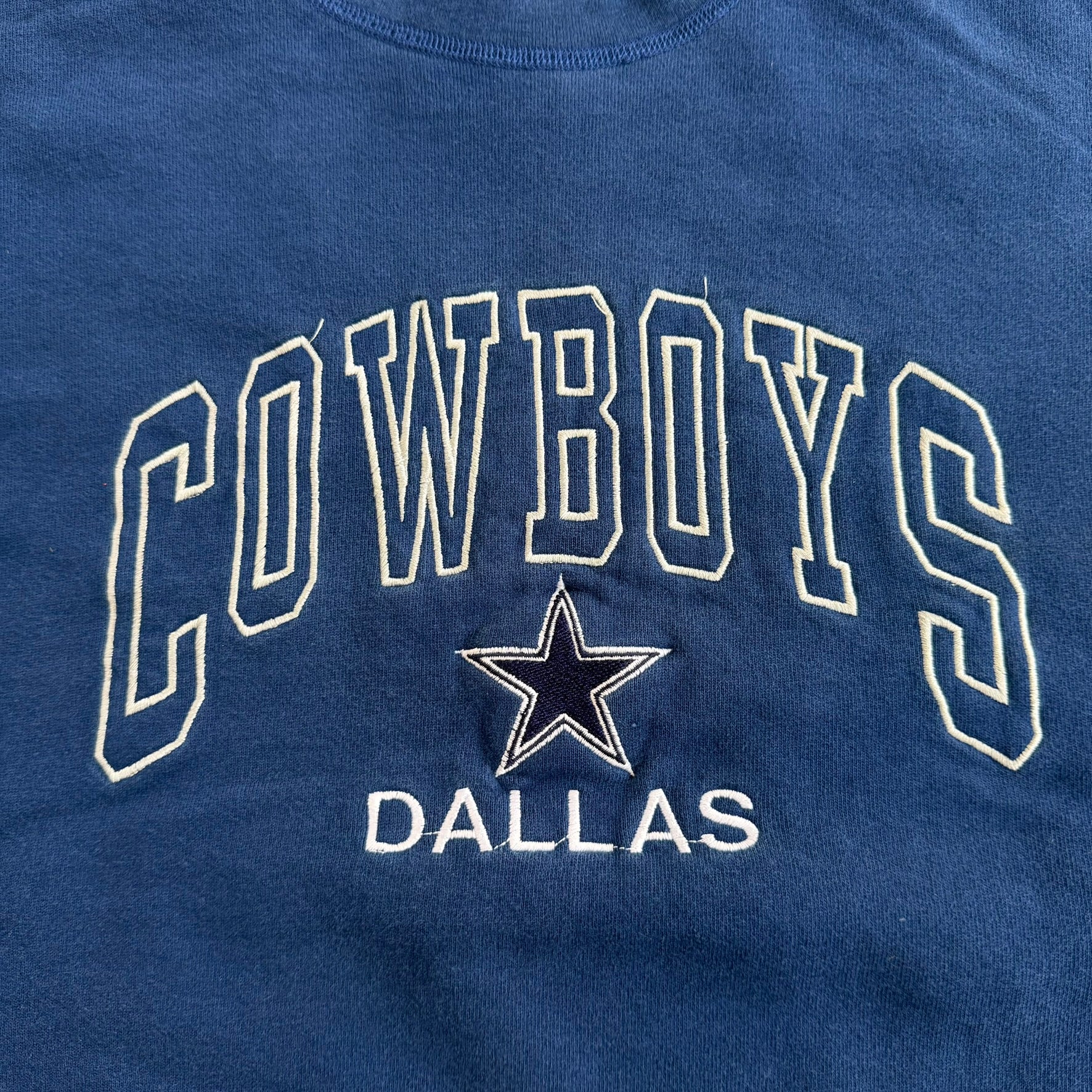 J- Vintage 90s Dallas Cowboys NFL Puma Embroidered Logo Crewneck - L