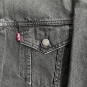 J- Levi's Vintage Fit Black Denim Jacket - M