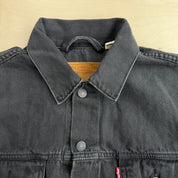 J- Levi's Vintage Fit Black Denim Jacket - M