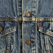 J- Vintage Levi's 70506 0216 Made In USA Trucker Denim Jacket - 46 (fits L)