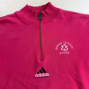 J- Vintage 90s Adidas Equipment Embroidered Logo Quarter Zip Crewneck - XL