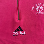 J- Vintage 90s Adidas Equipment Embroidered Logo Quarter Zip Crewneck - XL