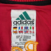 J- Vintage 90s Adidas Equipment Embroidered Logo Quarter Zip Crewneck - XL