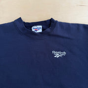 J- Vintage 90s Reebok Embroidered Text Logo Crewneck - L