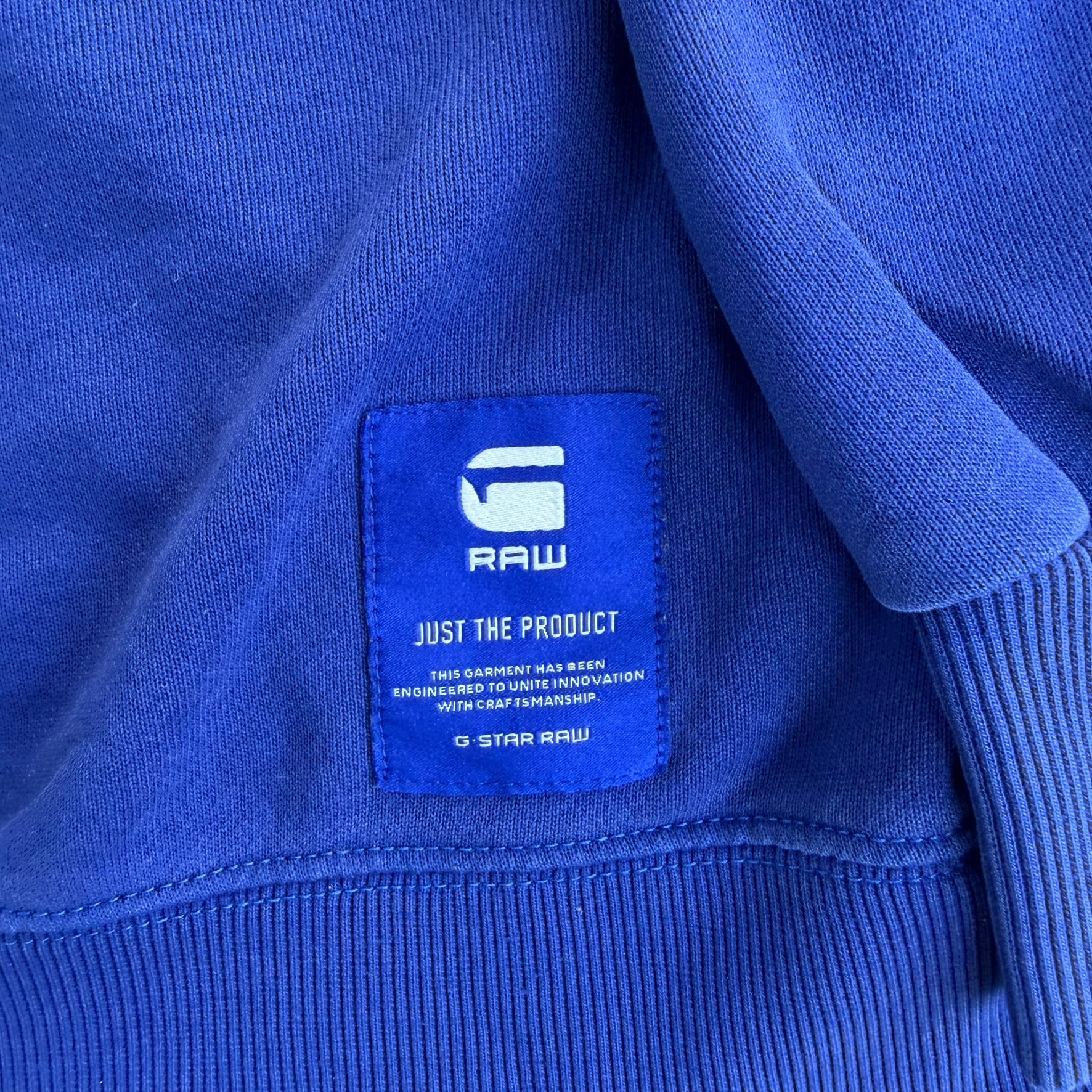 J- '16 G Star RAW Text Crewneck - L