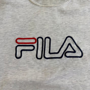 J- Vintage Y2K Fila Embroidered Text Logo Crewneck - M