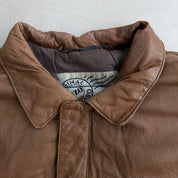 J- Vintage New Zealand Outback Zip Up Leather Jacket - M
