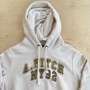 J- Vintage Abercrombie & Fitch NY92 Embroidered Text Hoodie - M