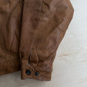 J- Vintage New Zealand Outback Zip Up Leather Jacket - M