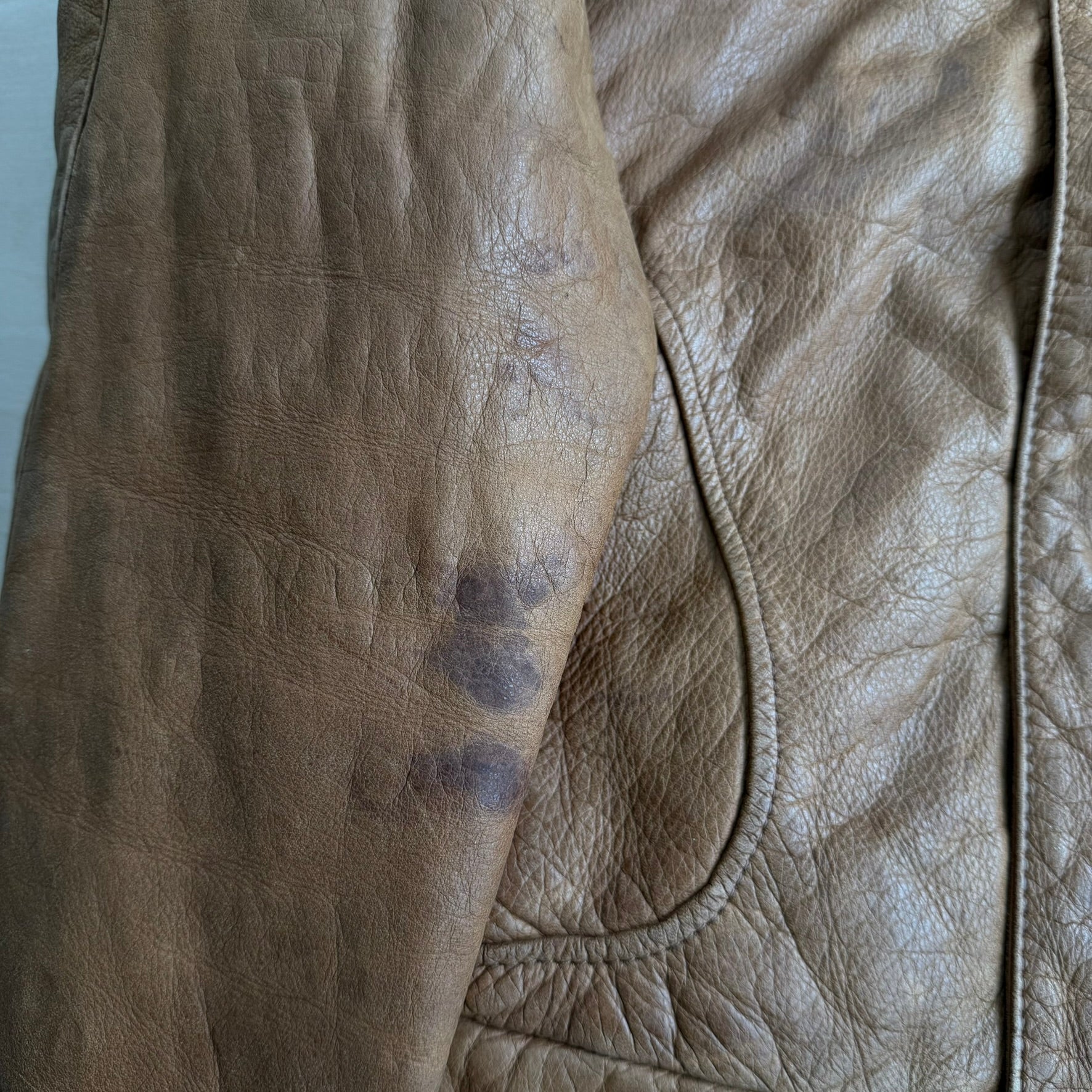 J- Vintage New Zealand Outback Zip Up Leather Jacket - M