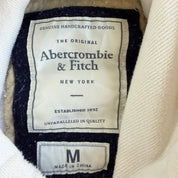 J- Vintage Abercrombie & Fitch NY92 Embroidered Text Hoodie - M