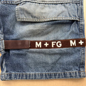 J- Vintage Francois Marithé Girbaud Denim Cargo Jorts - 34 waist 12 inseam