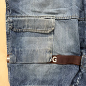 J- Vintage Francois Marithé Girbaud Denim Cargo Jorts - 34 waist 12 inseam