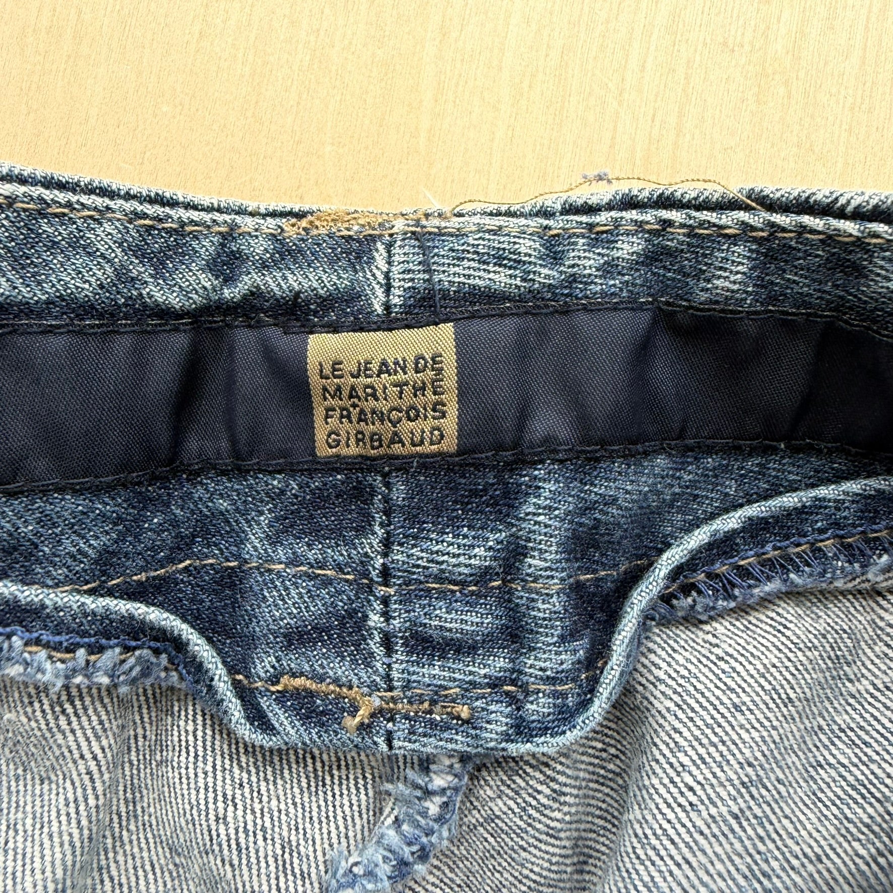 J- Vintage Francois Marithé Girbaud Denim Cargo Jorts - 34 waist 12 inseam