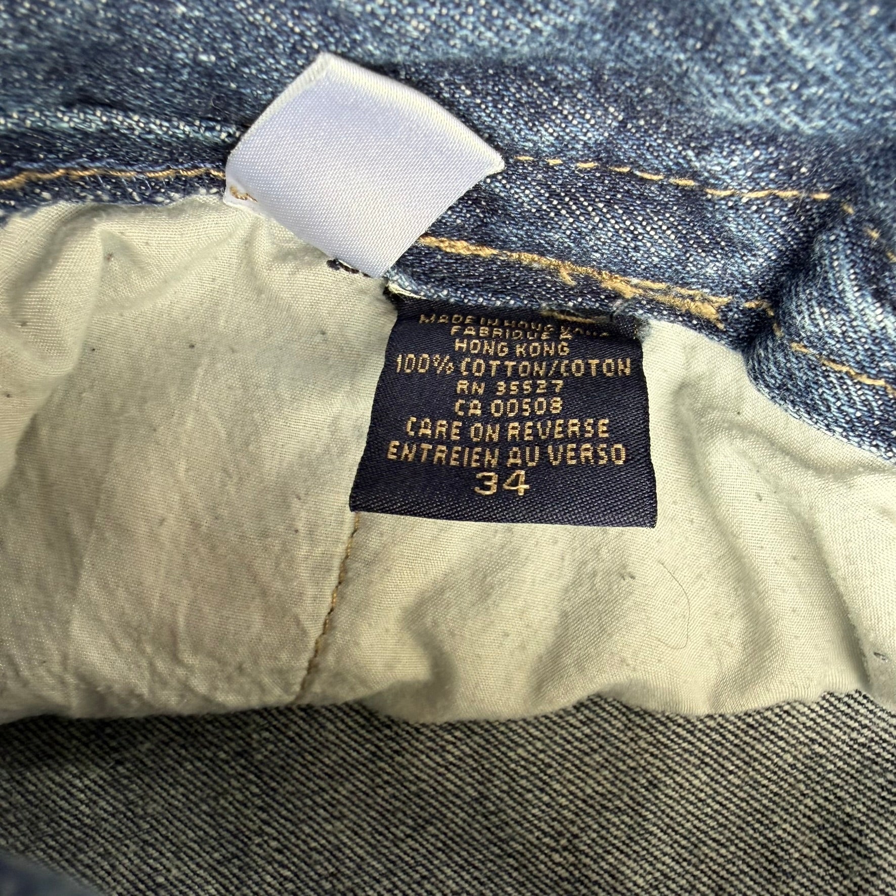 J- Vintage Francois Marithé Girbaud Denim Cargo Jorts - 34 waist 12 inseam