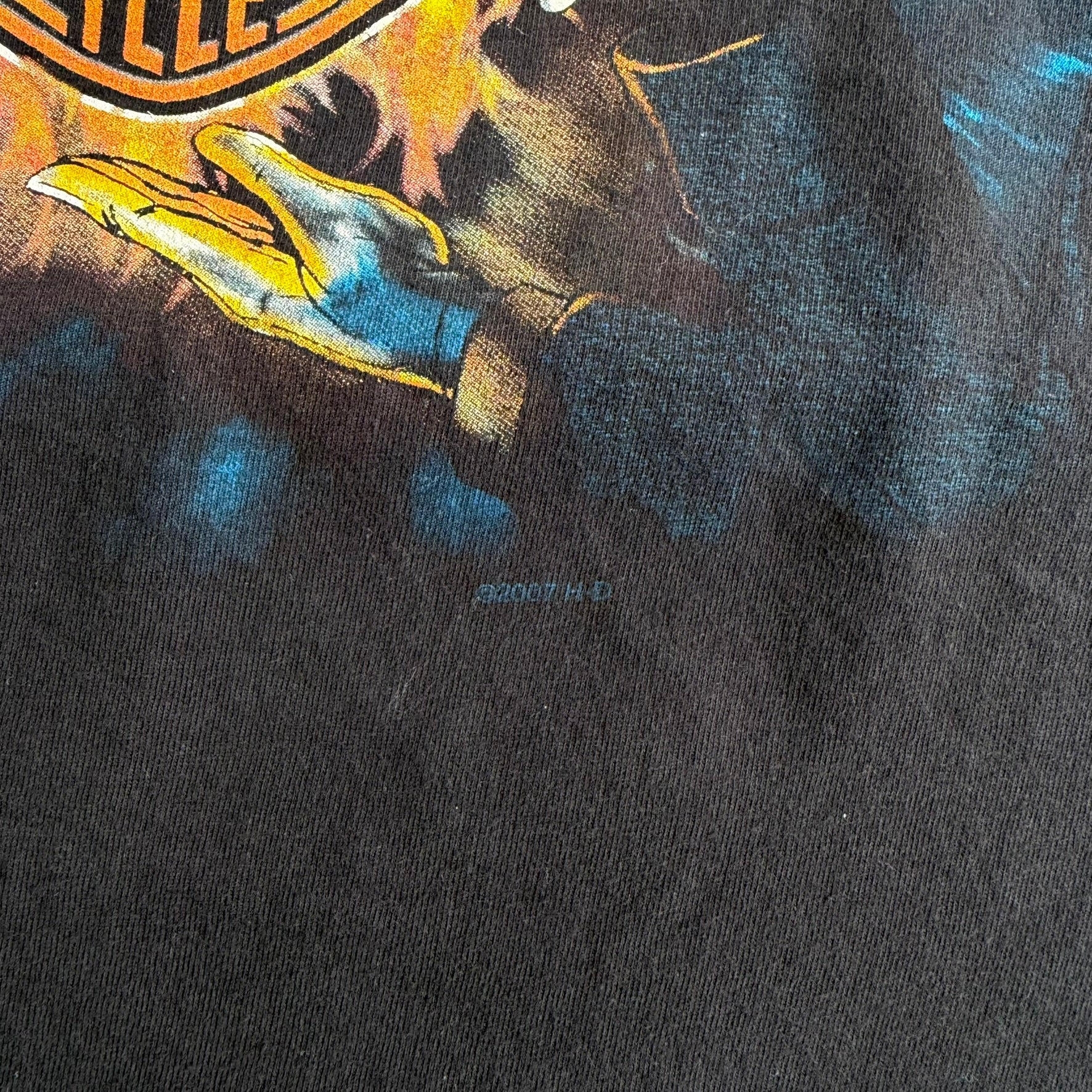 J- Vintage '07 Harley Davidson Millville New Jersey Graphic Tee - 2XL