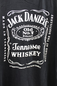 Z - Vintage 2007 Jack Daniel Label Logo Tee