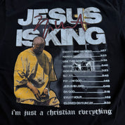 J- '24 Kanye West Ye Jesus Is King Album Graphic Game Changer Tee - XL