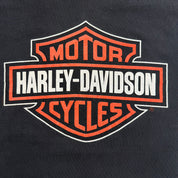 J- Vintage '97 Harley Davidson West Los Angeles Logo Made In USA Tee - 2XL