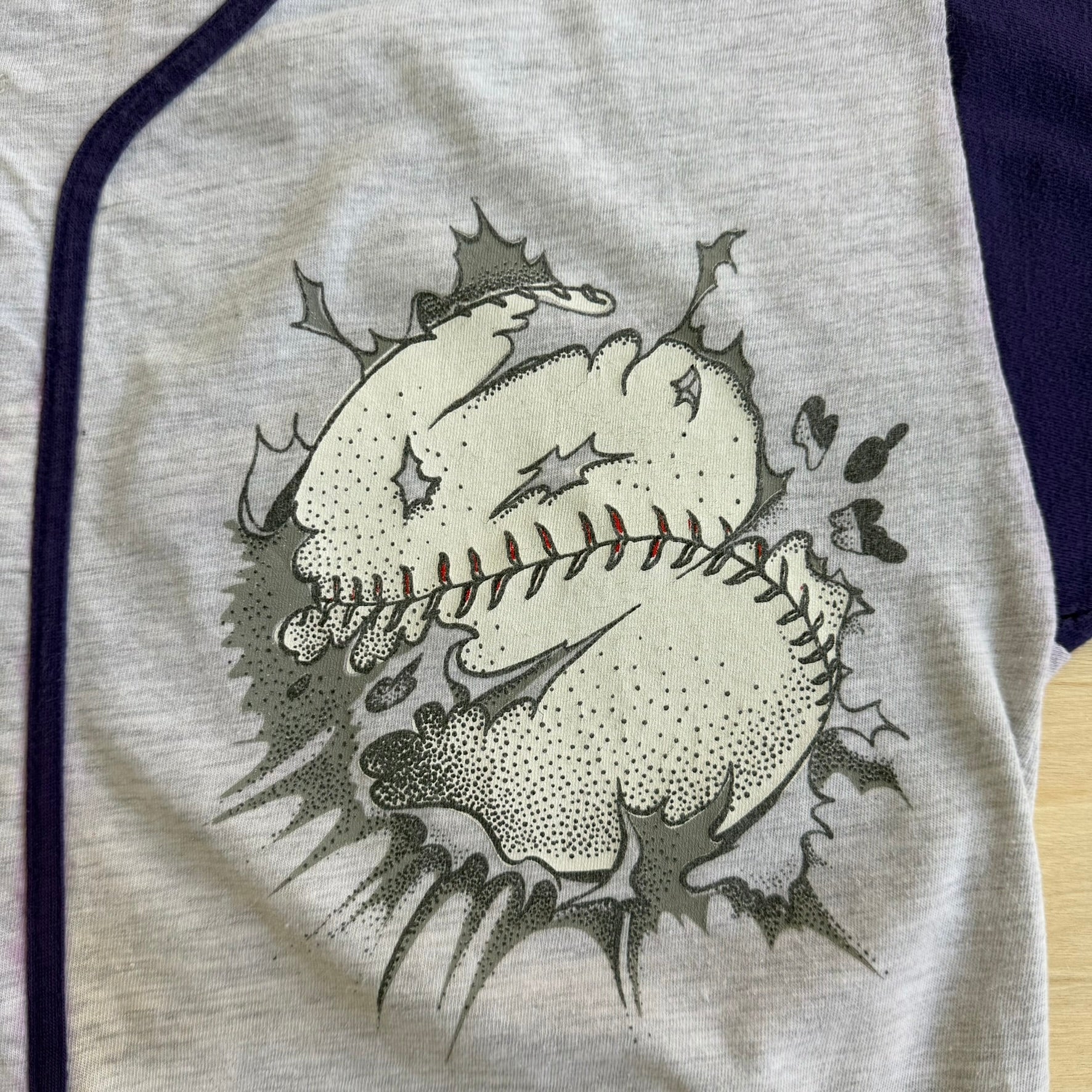 J- Vintage '95 Arizona Diamondbacks Bugs Bunny MLB Looney Tunes Graphic Baseball Jersey - L