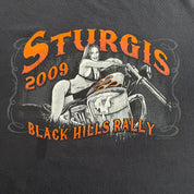 J- Vintage '09 Sturgis Black Hills Motorcycle Rally Graphic Tee - XL