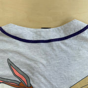 J- Vintage '95 Arizona Diamondbacks Bugs Bunny MLB Looney Tunes Graphic Baseball Jersey - L