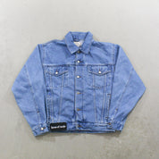 F- HOM Tupac Wrangler Reworked Custom Denim Jackets
