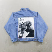 F- HOM Tupac Wrangler Reworked Custom Denim Jackets